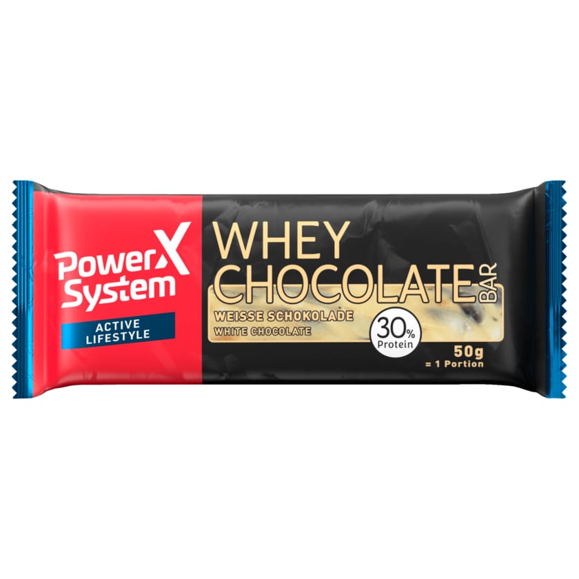 Power System Whey Chocolate Bar weiße Schokolade 50g